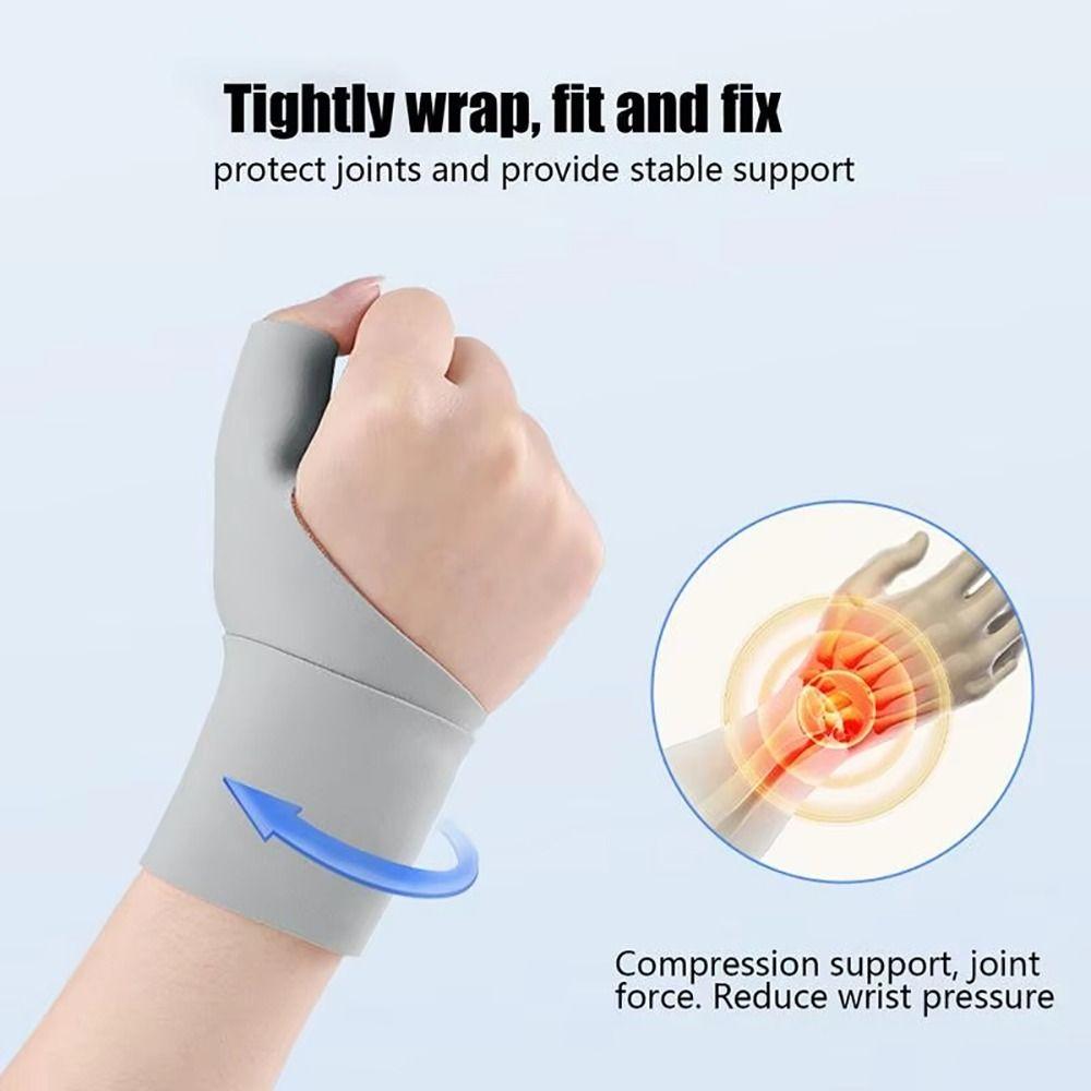 1Pcs Lightweight Wrist Thumb Brace Adjustable Pressure Thumb Support  for Sports/Typing