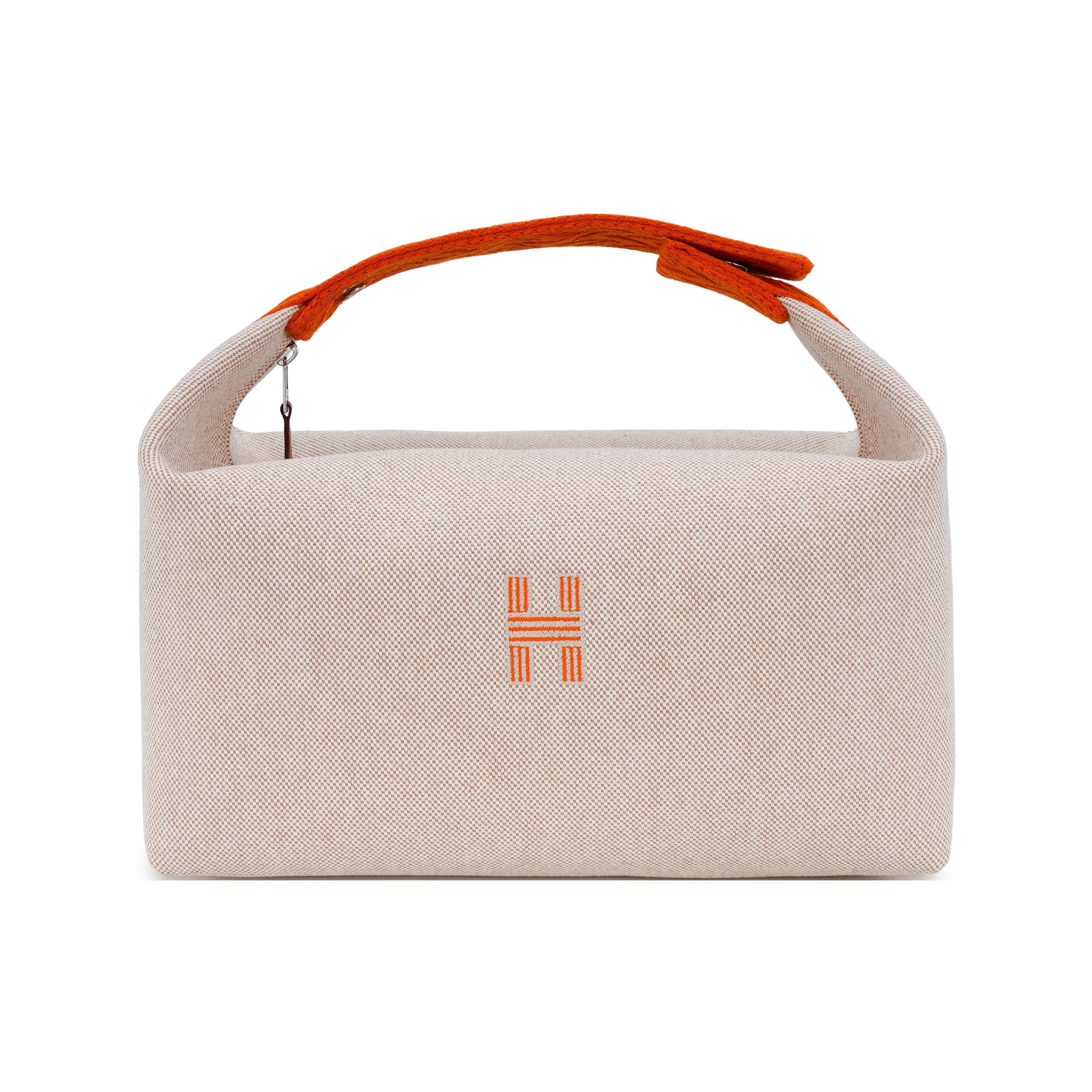 

Hermes Bride-A-Brac Travel Cotton Storage Bag Toiletry Bag Large Unisex Bags Beige H103352MV01 Large