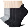 6-Pack Athletic Ankle Socks Men Women Heel Tab Non-slip Breathable Mesh Sports Socks