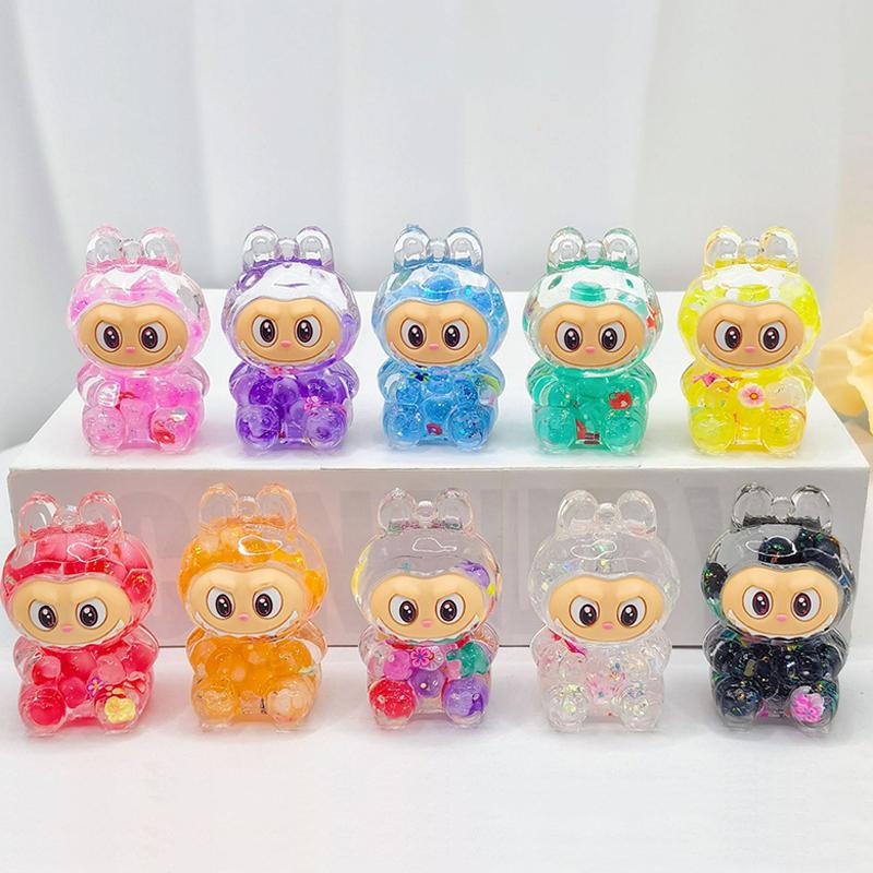 Quicksand Rabbit Cute Flash Color Dopamine Car Home Toy Ornaments