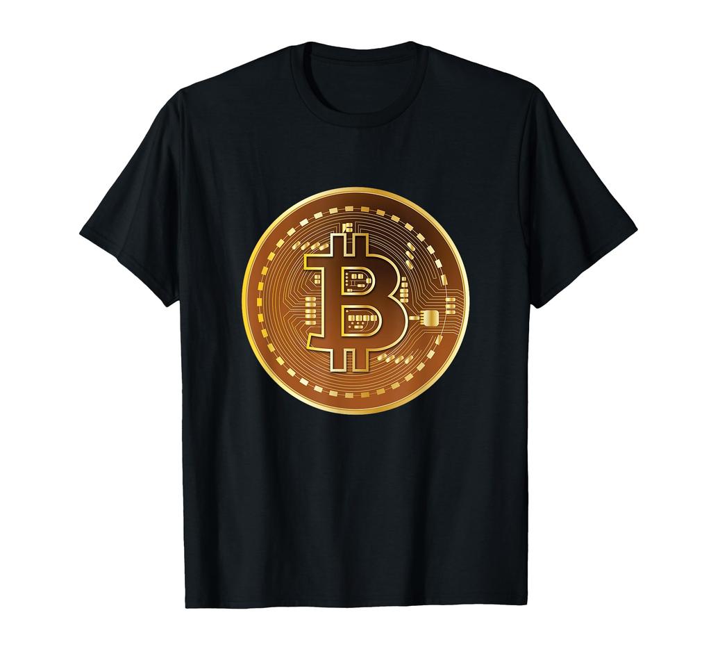 Bitcoin Digital Currency Virtual Money Cryptocurrency CyberCash Blockchain Exchange T-Shirt