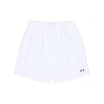 Calções de Treino de Malha de Basquetebol Masculinos Parte de Baixo Branco 21500201-100
