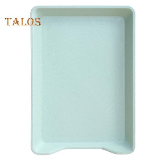 Serviertablett, BPA-frei, Lebensmitteldisplay, wiederverwendbar, tragbar, wiederverwendbar, Kunststoff-Servierplatten, Haushaltsbedarf