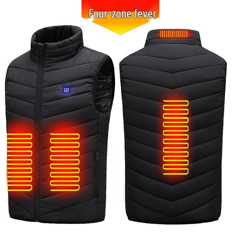 Smart Heating Vest with Graphene Technology – Available In 9, 13, 15, and 17 Heating Areas for Men & Women