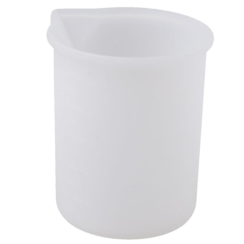 2 stk Silikon 100 ml Målebeger For Smykker Vekt Resin Lim Former