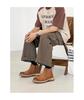 Men's Retro British Style High-Top Work Boots - Korean Inspired Trendy Martin Boots