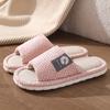 Linen Slippers Deodorant and Non-slip Indoor Cotton and Linen Cool Slippers Women's Summer Breathable Home Leisure Sandals Free Shipping