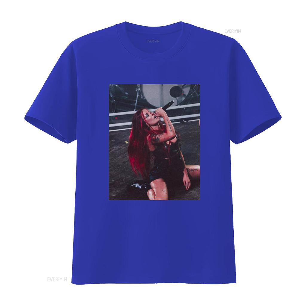 Halsey Vintage Style PhotoshooT T Shirt Black Aesthetic Minimal Bootleg Music For Fans vintage Washed Casual homme