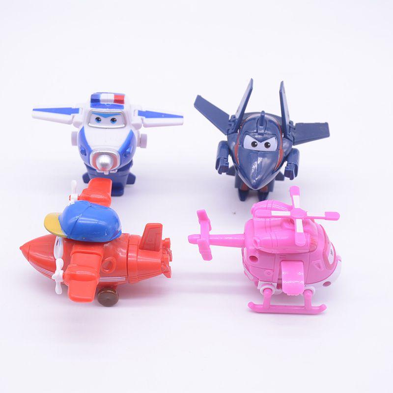 Super Wings Spielzeug Mini Flugzeuge Buntes Transformationsflugzeug Roboter Geschenke für Kinder**