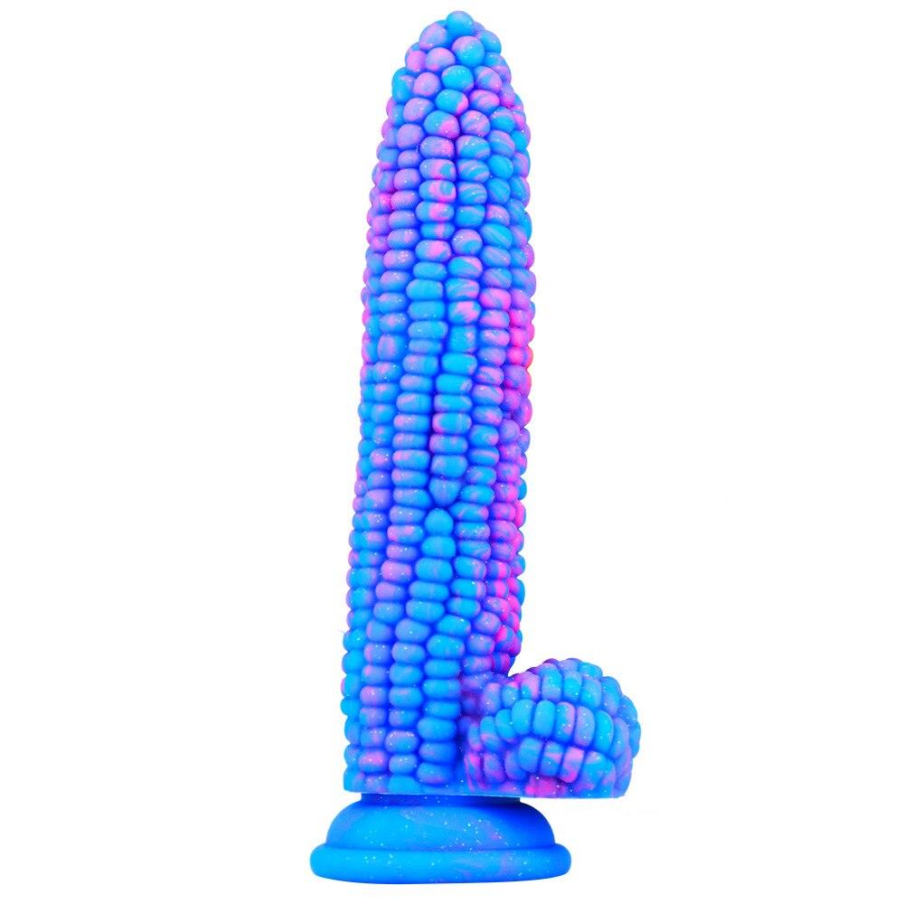 BDSM Sex Corn Shape Dospělá hračka Chastity Dildo Big Dick Anální hračky Masturbátor pro ženy Fleshlight Harness