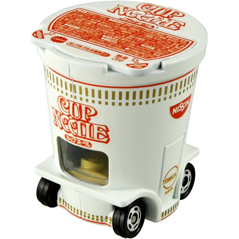 Takara Tomy Tomica Dream Tomica No.161 Cup Noodle W Tab Mini Car Toy for Ages 3 and Up