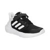 New Adidas Fortarun Breathable Cushioning Low Top Kids' Running Shoes Black White Children Aged 3 7 Years Old IE5983
