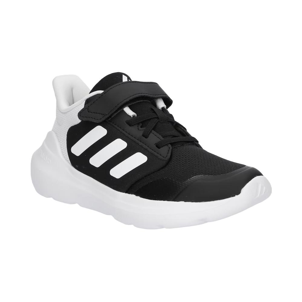 New Adidas Fortarun Breathable Cushioning Low Top Kids' Running Shoes Black White Children Aged 3 7 Years Old IE5983