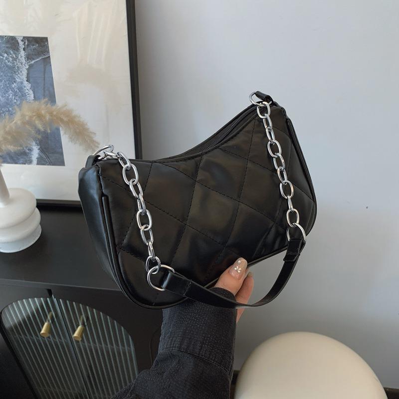 Premium texture lightweight casual chain shoulder armpit bag summer popular handbag portable women's bag
