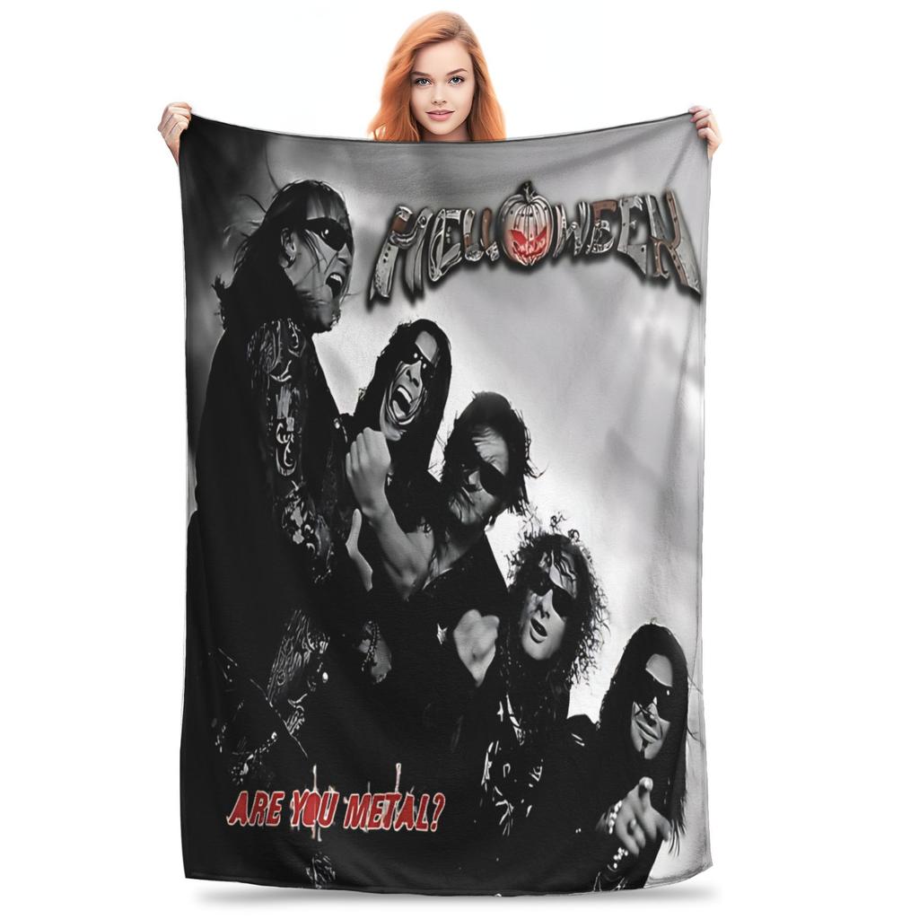 Cozy Helloween ist eine Power Metal Band Decke Bettwäsche Dekorativ Überwurf Leichte Dünne Flanell für Büro