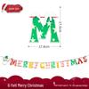 Christmas Tree Hanging Ornaments & Festive Decorations with Atmosphere Lights & Pull Flowers