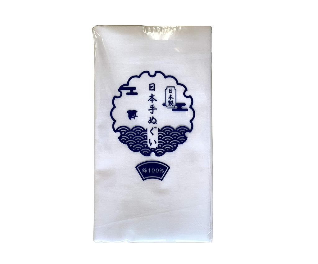 White plain tenugui Tokuoka approximately 36 x 100 cm of towels, high-quality fabric, (pack 5)