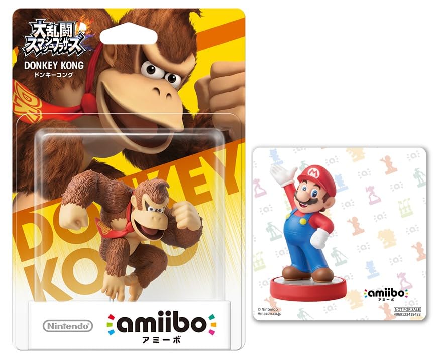 

amiibo Донки Конг (Братья Супер Смэш. Серии) оригинальная наклейка включена