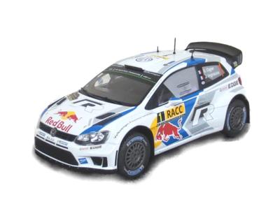 Ixo Model VW Polo R WRC 2014 Catalonia Rally Winner Ingrassia Scale 24RAL018A #1 S. Ogier/J. 1/24