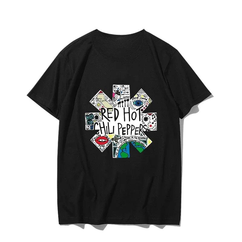 

Casual Red Hot Chili T Shirts Peppers Cool Funny Men Women Cotton Short Sleeve Oversized Streetwear Children Boy Girl Summer Top S