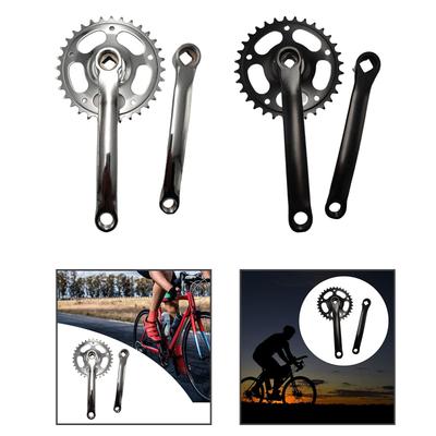 Mountain Bike Crank Arm Set Components Chainwheel Lightweight Square Taper