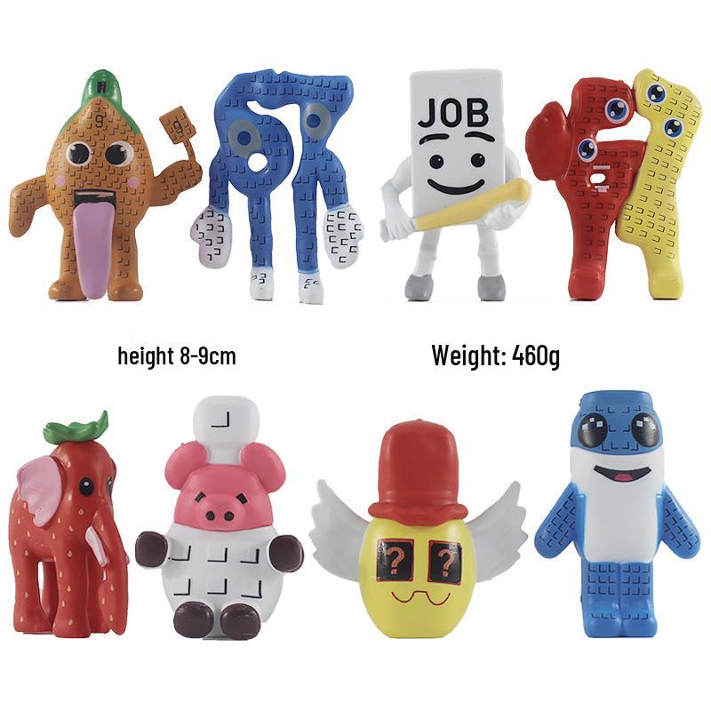 Cross-border 3.5-inch Brain Rot Game Plush Toy Ornament, 8 Styles Blind Bag.