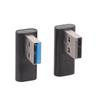 1 Pair Left And Right Angled USB A To USB C Converter Replacement Adapter Support Data Transfer And Powering Devices