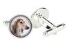 Saluki, Persian Greyhound, Arabian hound, Gazelle hound - cufflinks, a shirt accessory, a shirt pendant from the Art-Dog brand