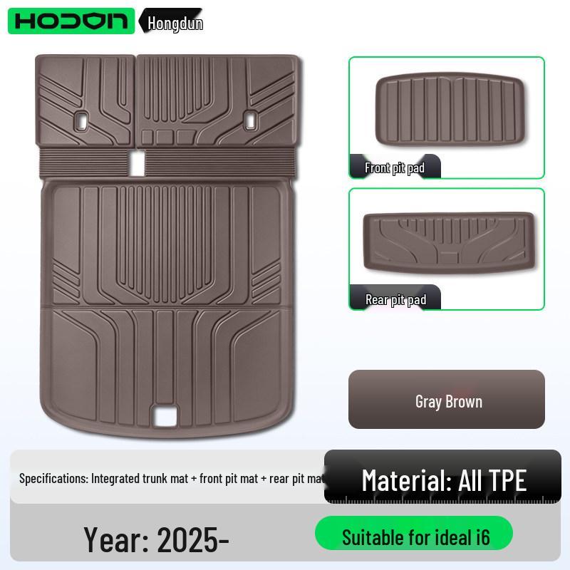 Ideal i6-L9 Series TPE Trunk Mat for Front & Rear - Custom Fit 26 New Model