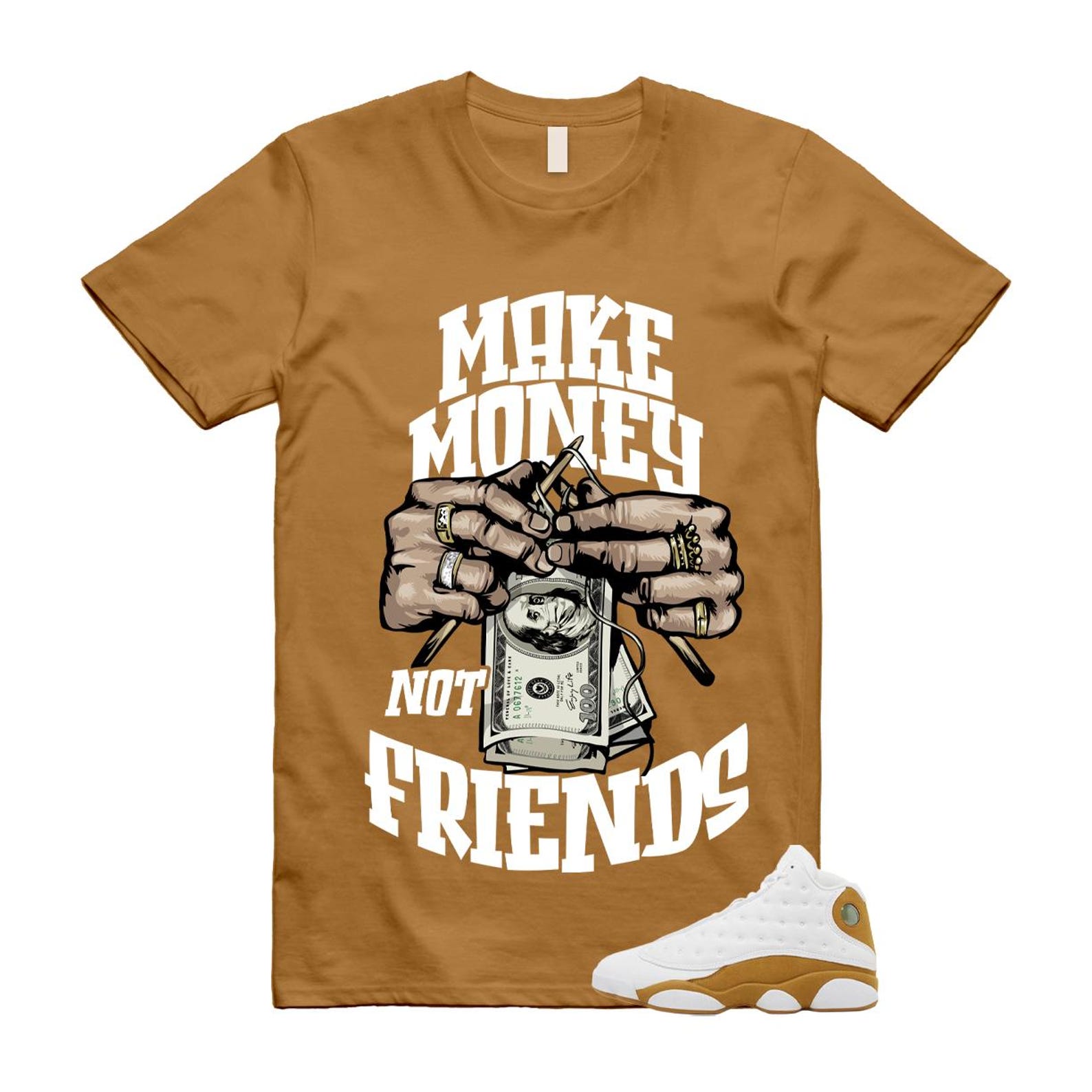 13 Wheat White T Shirt Match MM XL