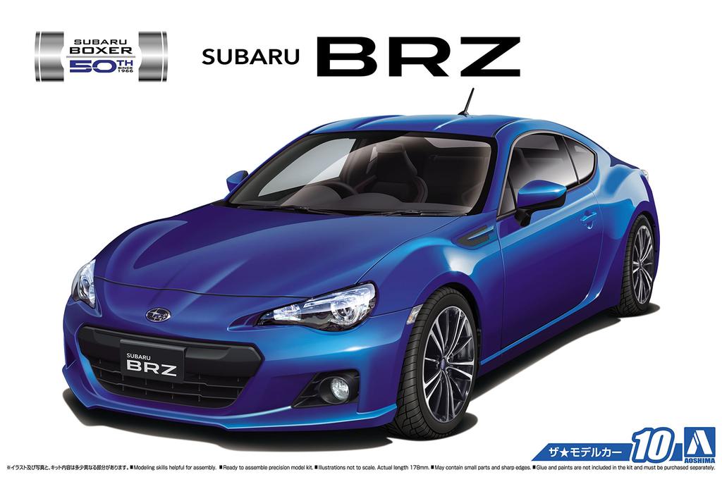 Aoshima Bunka Kyozai The Model Car Subaru ZC6 BRZ Plastic Model 1/24 '12