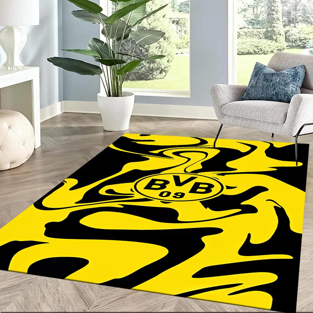 Borussia Dortmund Floor Mat Perfect For Game Room Living Rooms Dining Room Bedrooms Antislip Rug Anime Office Decor Perfect Gift For Friends Family