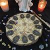 Tarot Cards Witch Witchcraft Wood Runes Stone Set Witches Rune Set Board Game Table Game Divination Runestones Tarot Decks