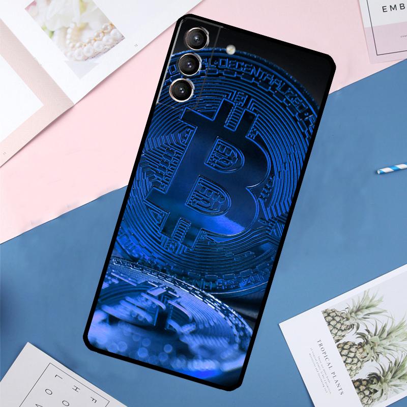 Bitcoin Case For Samsung Galaxy S25 Ultra S21 S22 S23 S24 Ultra S9 S10 Plus S20 FE S25 FE Back Cover