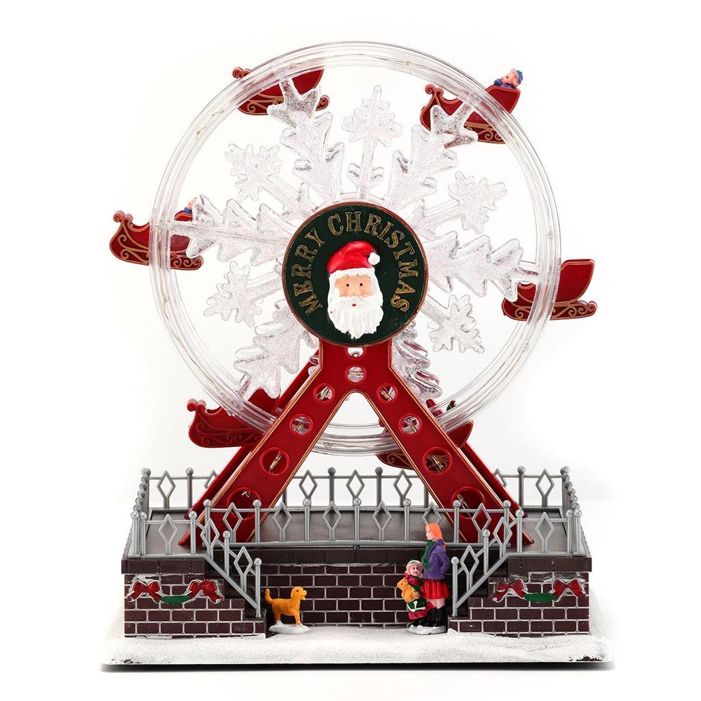 Rotating Luminous Ferris Wheel Music Box - Creative Christmas Home Decoration Gift
