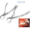 2Pcs/lot  Tooth Crown Remover Plier Extractor Forceps Dentist Tools Set
