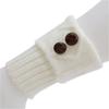 Women Winter Leg Warmers Lolita Sweet Girl Buttons Crochet Short Leg Warmers for Boot Lady Boot Knee High Boots