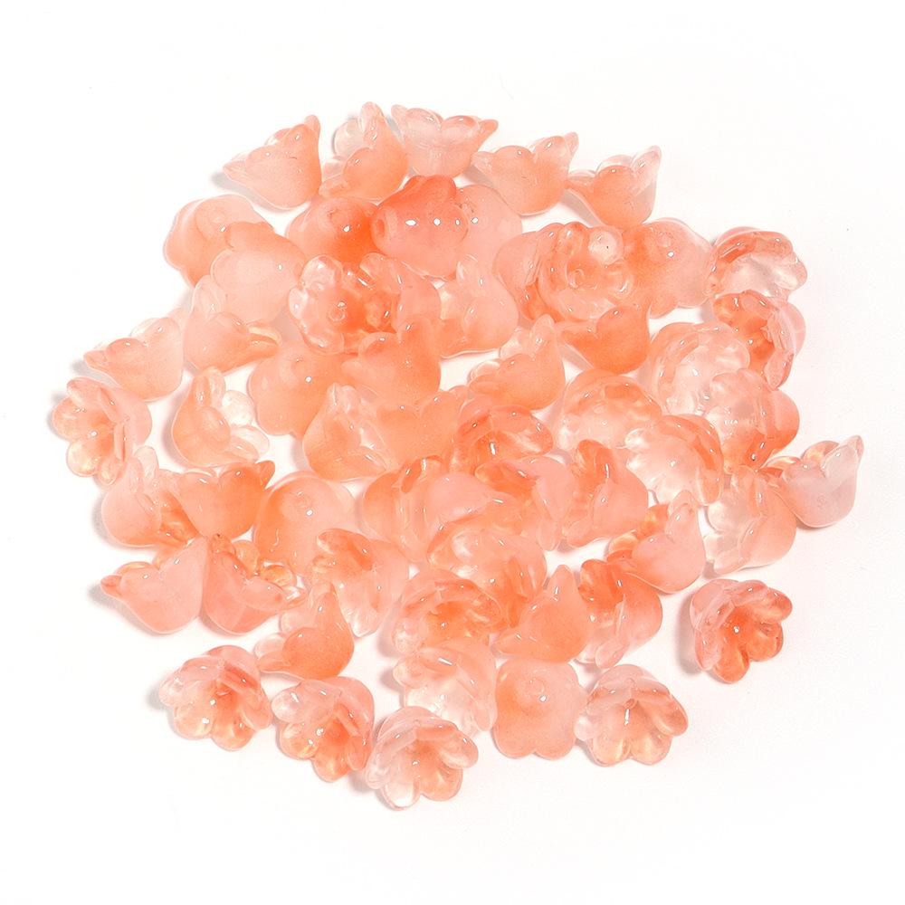 

Gradient Lily of the Valley Floral Beads - DIY Hairpin Accessories 50 pcs/bag approx. 12x7.5mm hole approx. 1.5mm