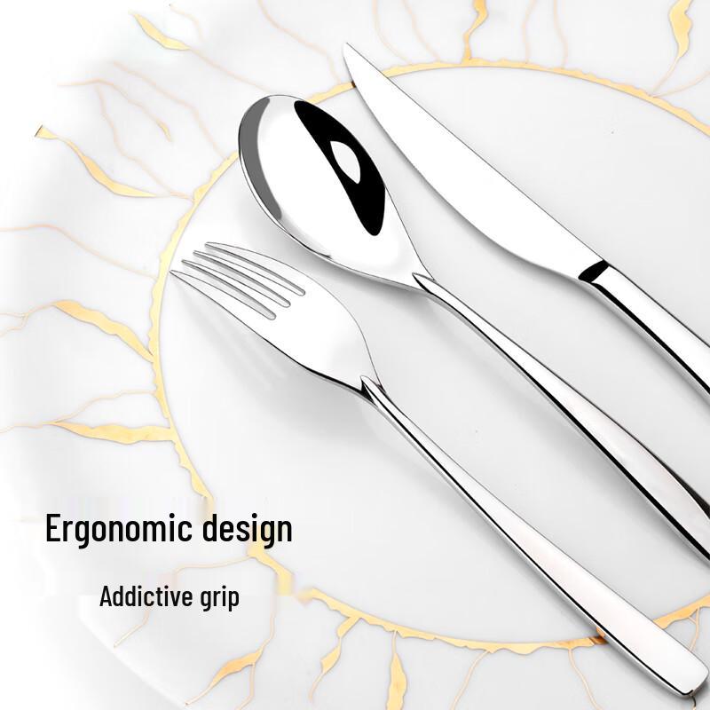 CHUSHI 304 Stainless Steel Dining Set
