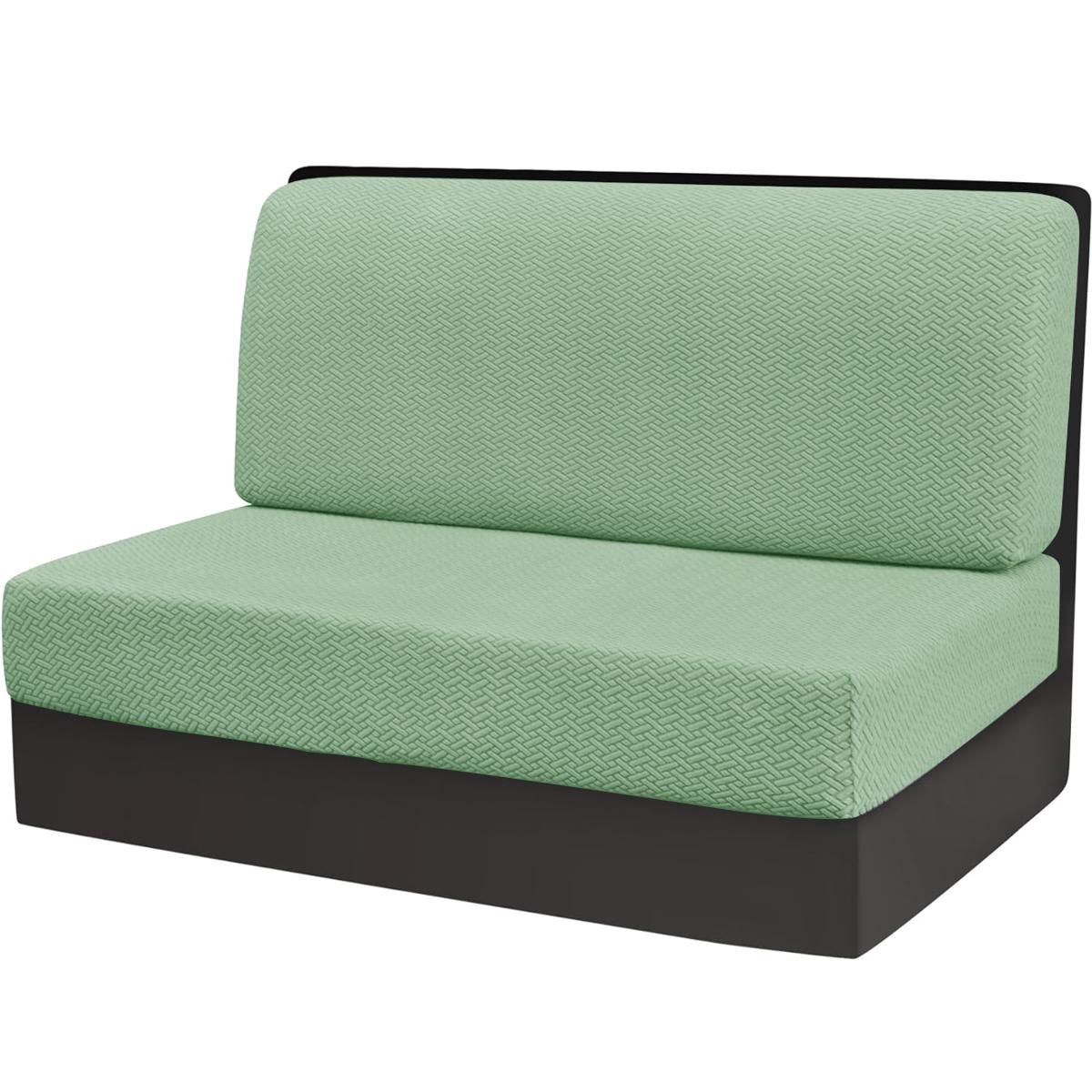 

Эластичный жаккардовый чехол для обеденной зоны на автодоме, защита животных, моющийся двухместный диванчик для автофургона, автомобильные скамейки, чехлы для ресторана циан