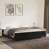 Bed Frame with Mattress - Maison Exclusive - Black - 200x200 Cm - Velvet - Maximum Relaxation
