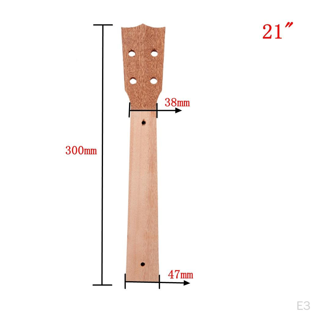 /26" Ukulele Mini-Gitarre Unfertiger Hals DIY-Teile