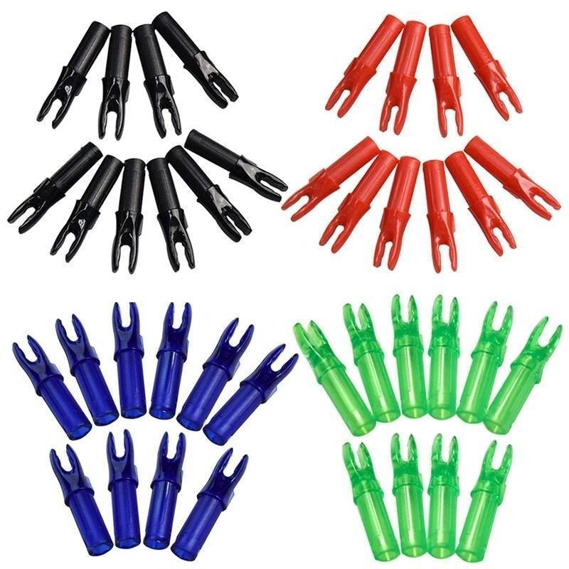Nuove Frecce per Tiro con l'Arco da Caccia Interno Per Asta Coda Freccia in Plastica Plastica Adatto Prodotti per Sport all'Aperto e Intrattenimento