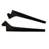 Car Rear Window Side Spoiler Splitter Left&Right For VW Tiguan R-Line MK2 2017--M53K