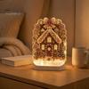 Festive Atmosphere Party Decor Christmas Pearl Light Ornaments for Holiday Home Decor, Acrylic LED Decorative Gifts Friends Lamp with Soft Glow