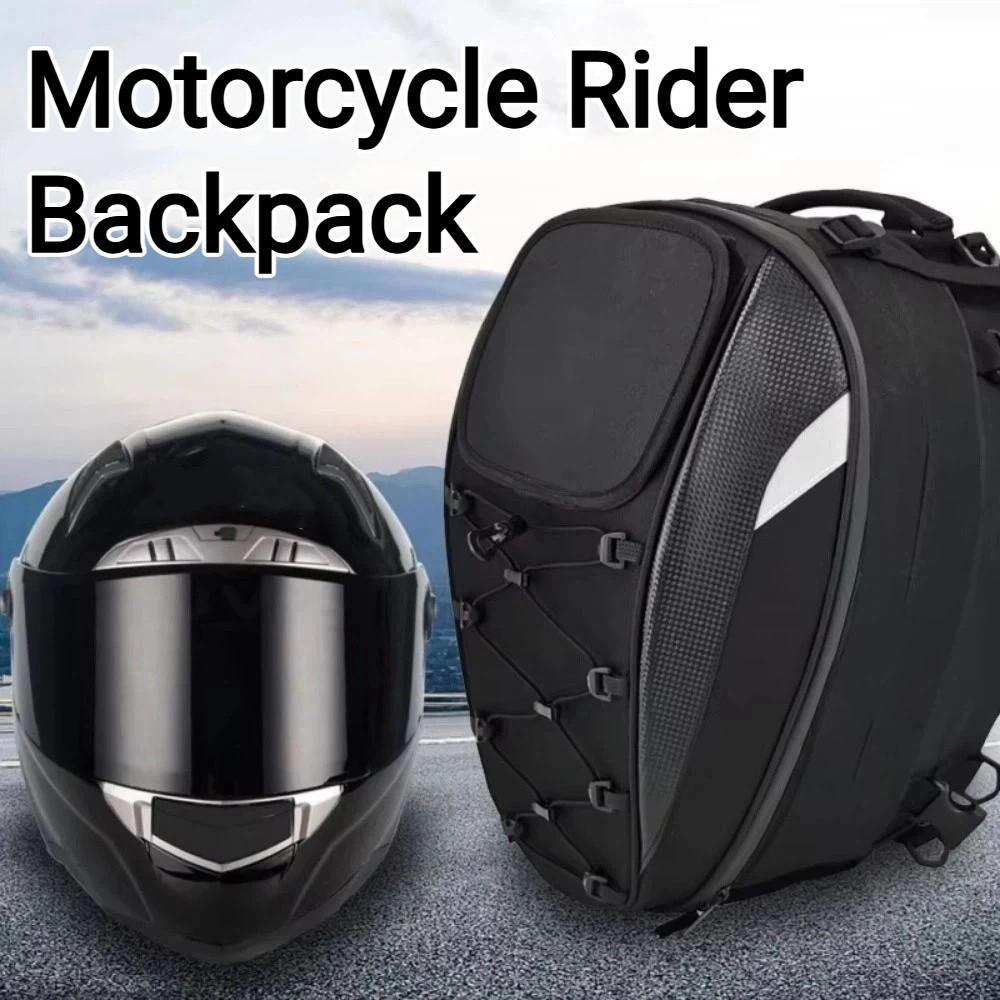 Reflektierende Motorrad-Rücksitztasche Wasserdichter Fahrer-Rucksack Motorradzubehör