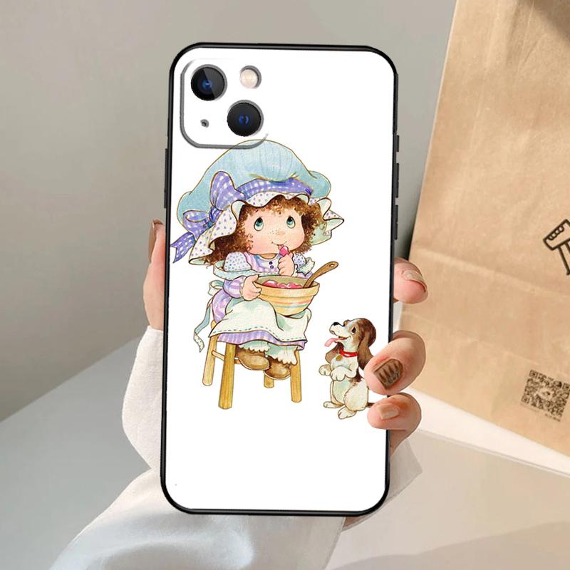 Sarah Kay patroon Case Voor iPhone 16 15 14 13 12 11 Pro Max XS XR X Plus 12 13 Mini Bumper Achterkant Cover