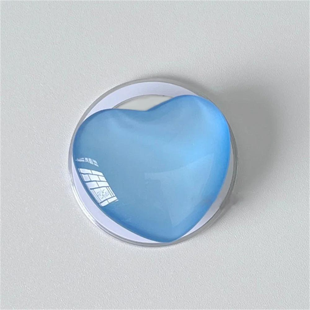 Korean Cute 3D Love Heart For Magsafe Magnetic Phone Griptok Grip Tok Stand For iPhone Wireless Charging Holder Bracket