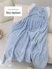 Hooded Coral Fleece Baby Bath Towel Cape - Quick-Dry, Absorbent Swimwear for Children
