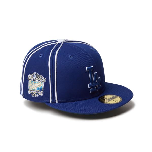 

New Era 59FIFTY MLB Piping Los Angeles Dodgers Dark Royal Cap for Men, Size 7 12 (59.6cm) 14307687